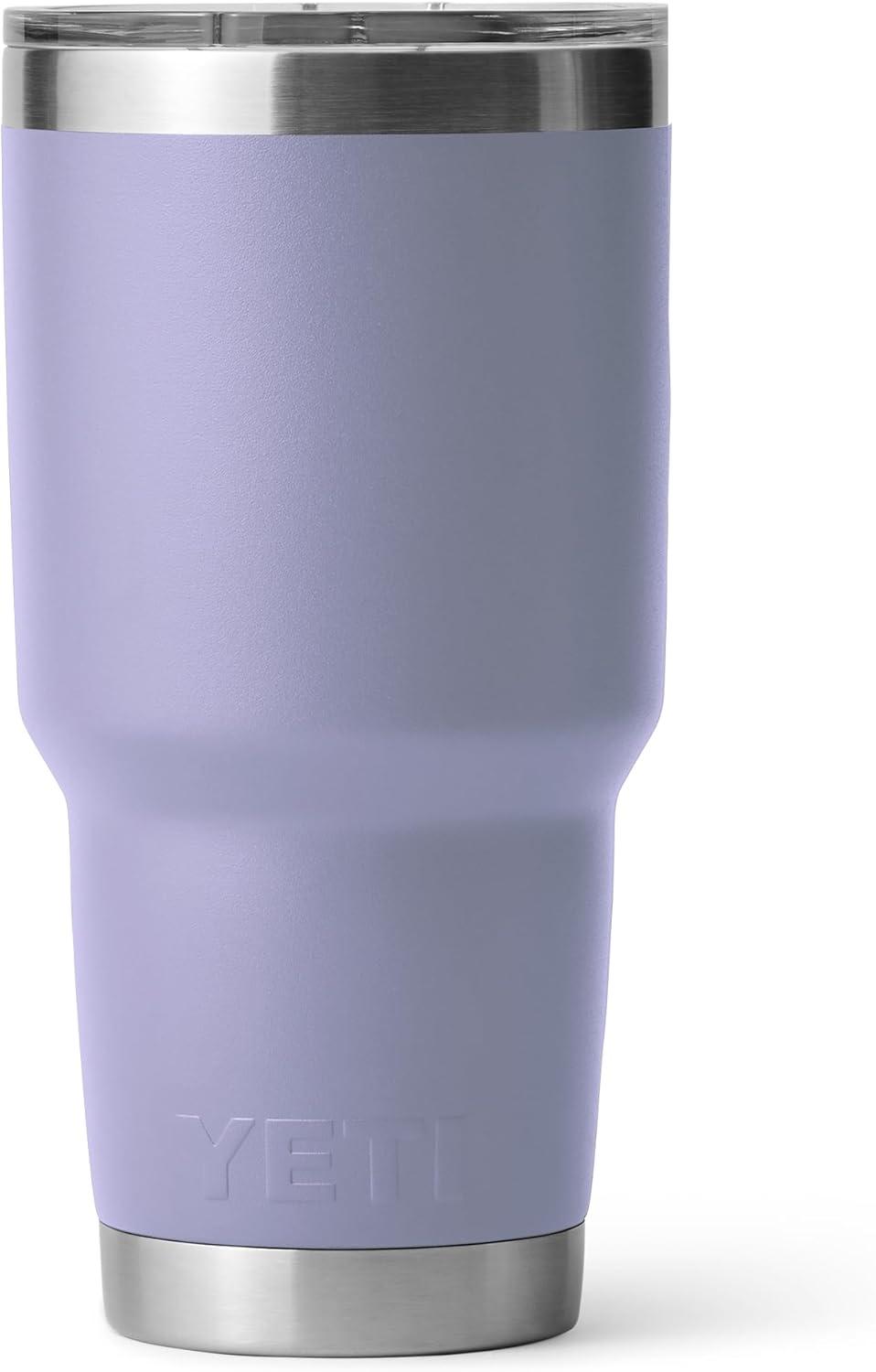 imageYETI Rambler 30 oz Tumbler Stainless Steel Vacuum Insulated with MagSlider Lid Blue CamoCosmic Lilac