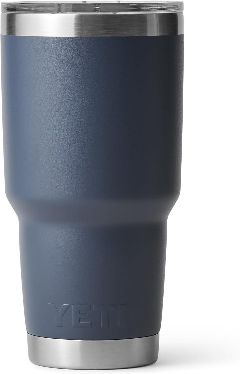 imageYETI Rambler 30 oz Tumbler Stainless Steel Vacuum Insulated with MagSlider Lid Blue CamoNavy
