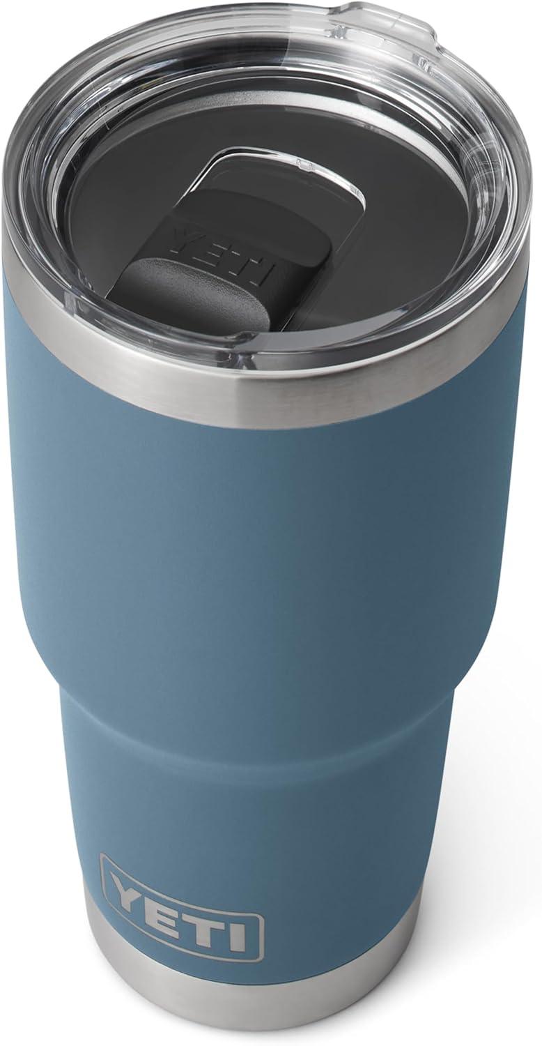 imageYETI Rambler 30 oz Tumbler Stainless Steel Vacuum Insulated with MagSlider Lid Blue CamoNordic Blue