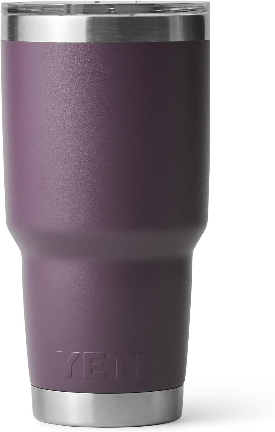 imageYETI Rambler 30 oz Tumbler Stainless Steel Vacuum Insulated with MagSlider Lid Blue CamoNordic Purple