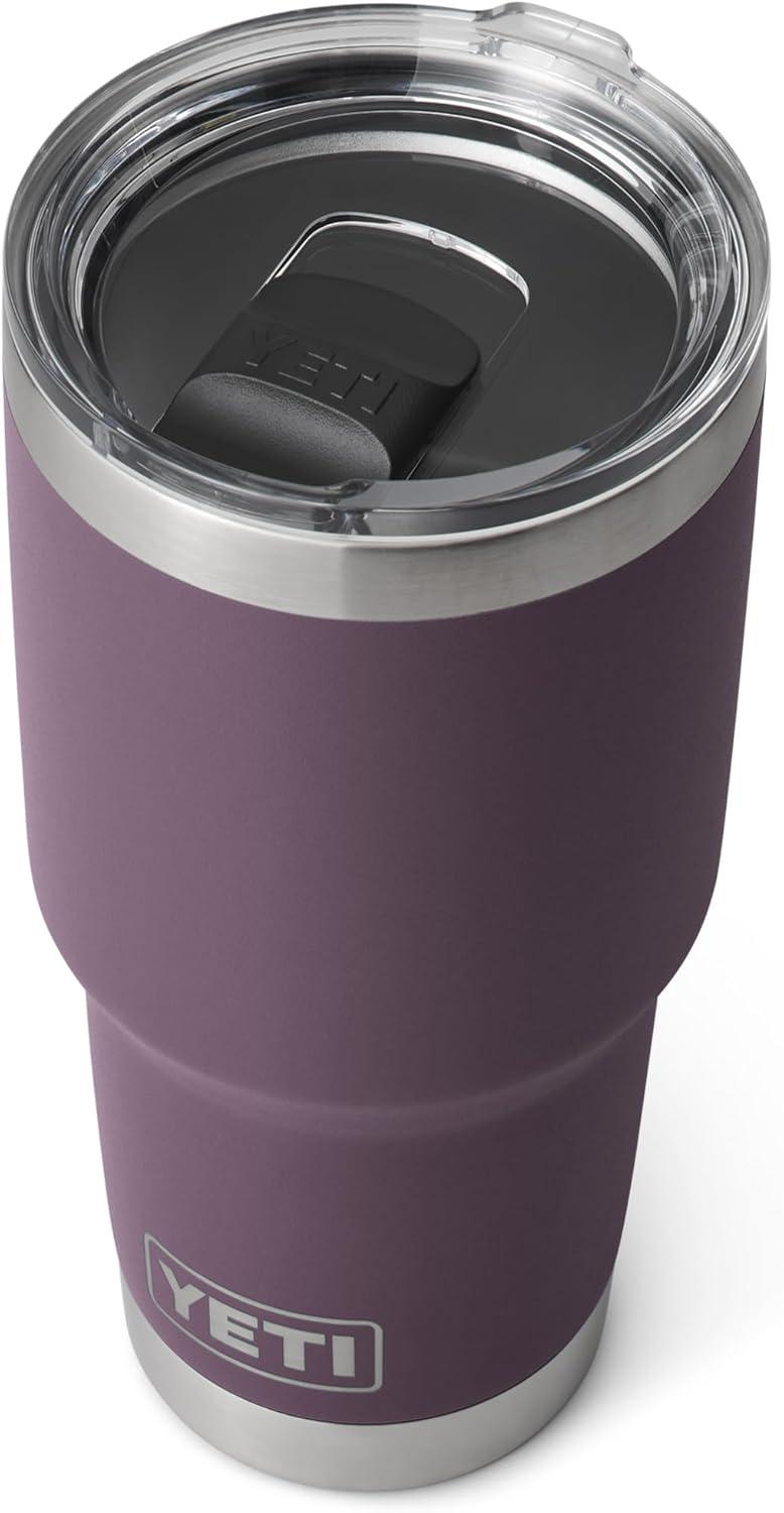 imageYETI Rambler 30 oz Tumbler Stainless Steel Vacuum Insulated with MagSlider Lid Blue CamoNordic Purple