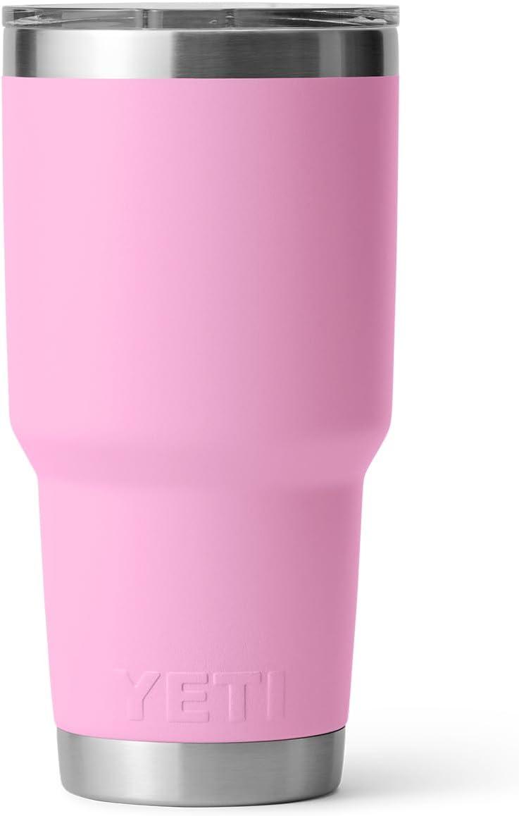 imageYETI Rambler 30 oz Tumbler Stainless Steel Vacuum Insulated with MagSlider Lid Blue CamoPower Pink