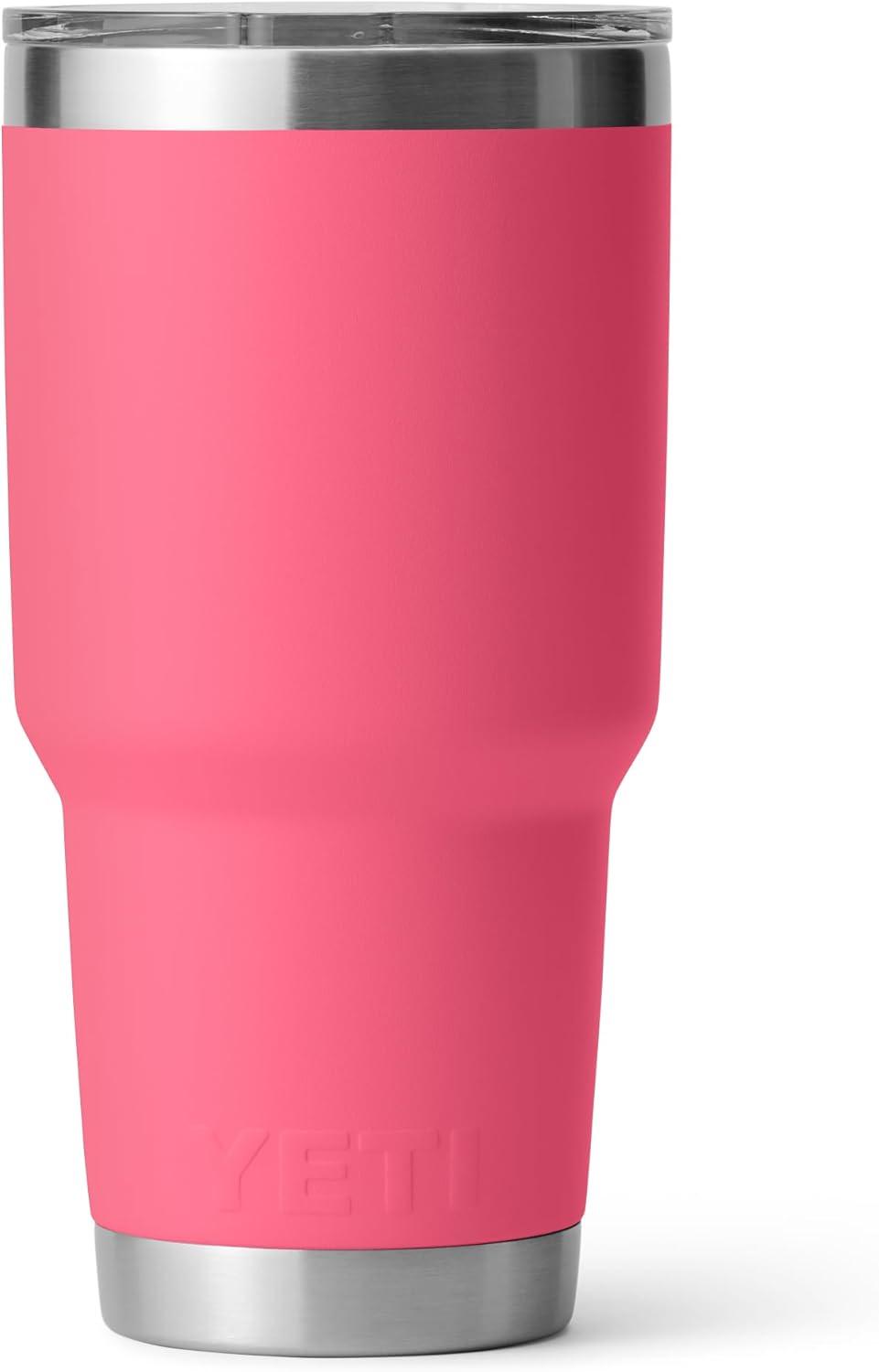 imageYETI Rambler 30 oz Tumbler Stainless Steel Vacuum Insulated with MagSlider Lid Blue CamoTropical Pink