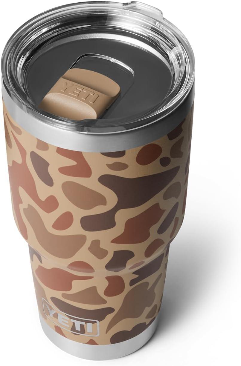 imageYETI Rambler 30 oz Tumbler Stainless Steel Vacuum Insulated with MagSlider Lid Blue CamoWetlands Camo