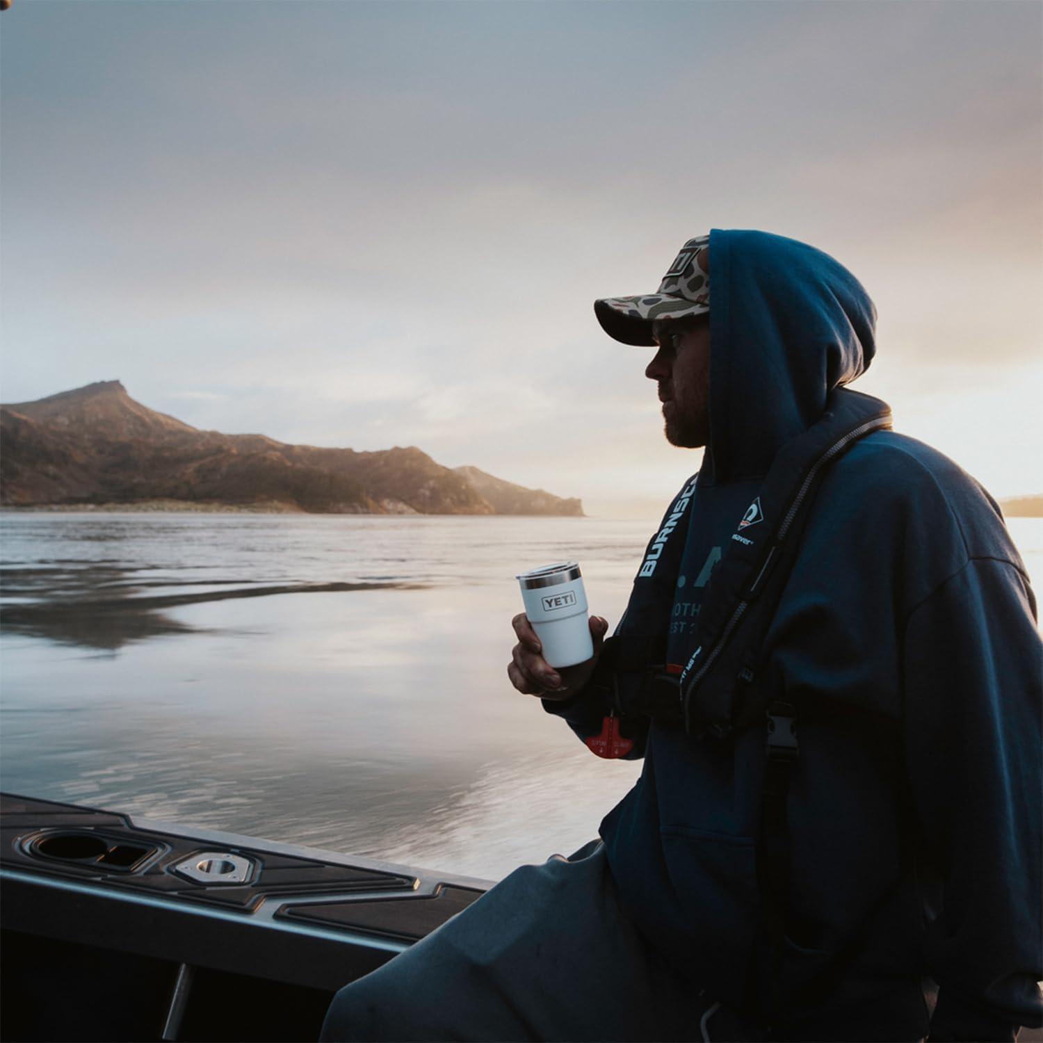 imageYETI Rambler 8 oz Stackable Cup Stainless Steel Vacuum Insulated Espresso Cup with MagSlider LidBlack