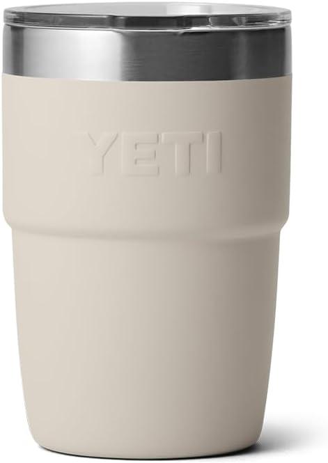 imageYETI Rambler 8 oz Stackable Cup Stainless Steel Vacuum Insulated Espresso Cup with MagSlider LidCape Taupe