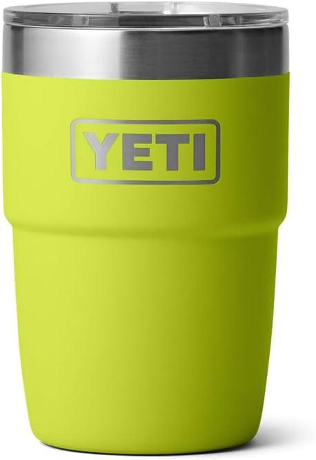 imageYETI Rambler 8 oz Stackable Cup Stainless Steel Vacuum Insulated Espresso Cup with MagSlider LidChartreuse