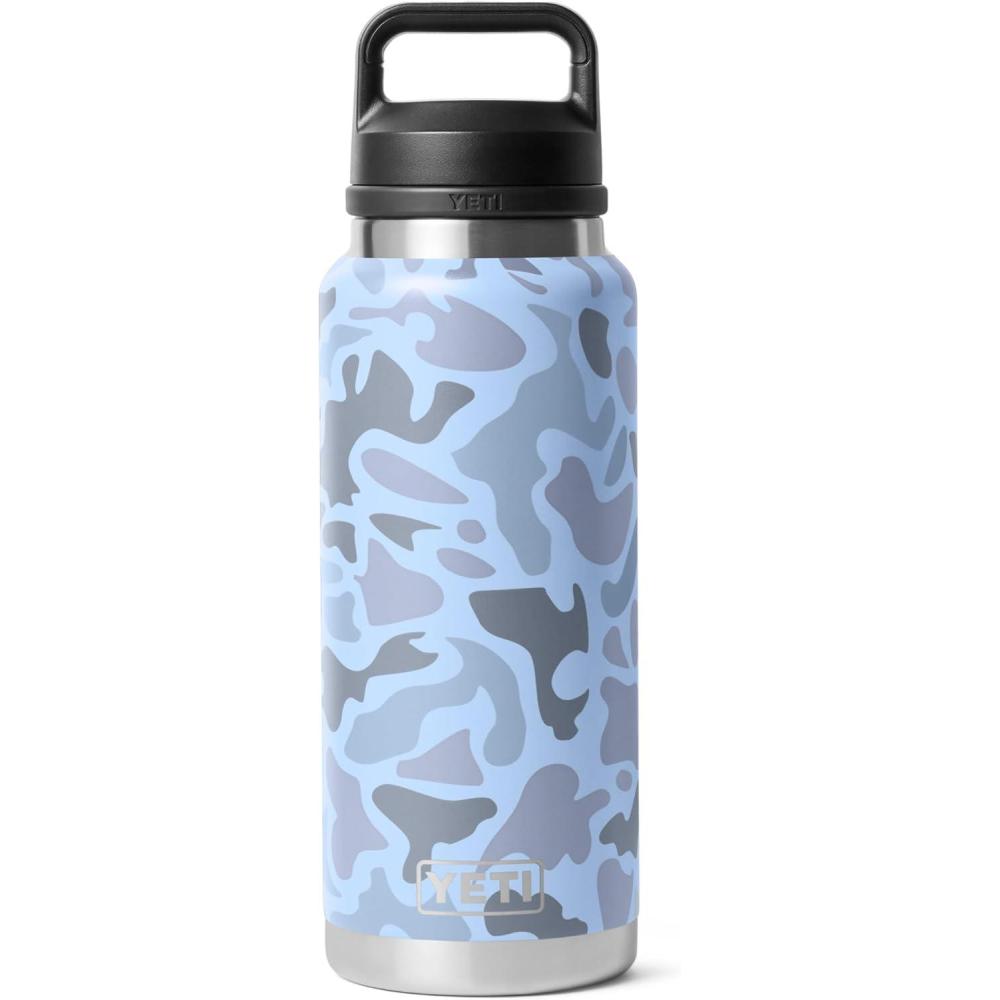 imageYETI Rambler 36 oz Bottle Vacuum Insulated Leakproof Stainless Steel with Chug CapBlue Camo