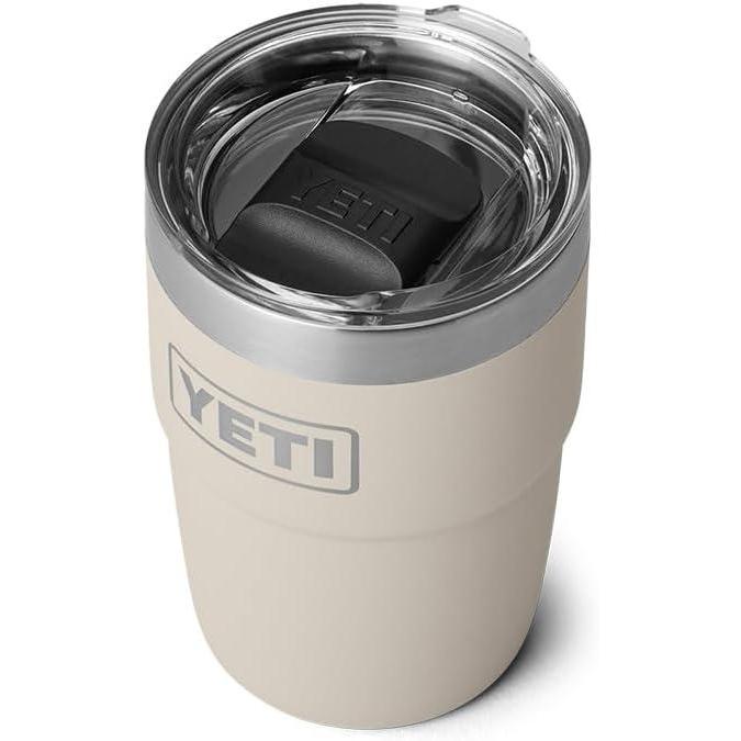 imageYETI Rambler 8 oz Stackable Cup Stainless Steel Vacuum Insulated Espresso Cup with MagSlider LidCape Taupe