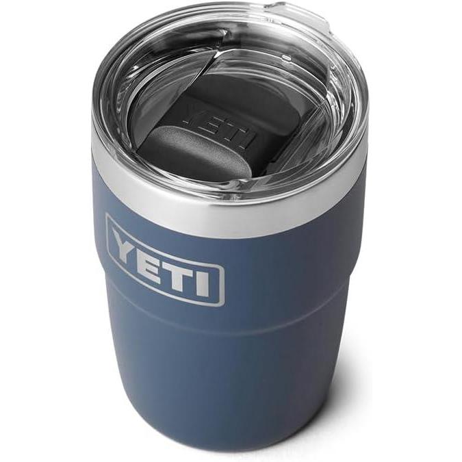 imageYETI Rambler 8 oz Stackable Cup Stainless Steel Vacuum Insulated Espresso Cup with MagSlider LidNavy