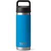YETI Rambler 18 oz Bottle, Vacuum Insulated, Leakproof, Stainless Steel with Chug Cap, Blue Camo(Big Wave Blue)