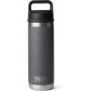 YETI Rambler 18 oz Bottle, Vacuum Insulated, Leakproof, Stainless Steel with Chug Cap, Blue Camo(Black Stone-Textured)