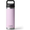 YETI Rambler 18 oz Bottle, Vacuum Insulated, Leakproof, Stainless Steel with Chug Cap, Blue Camo(Cherry Blossom – Textured)