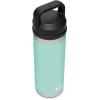 YETI Rambler 18 oz Bottle, Vacuum Insulated, Leakproof, Stainless Steel with Chug Cap, Blue Camo(Seafoam)