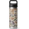 YETI Rambler 18 oz Bottle, Vacuum Insulated, Leakproof, Stainless Steel with Chug Cap, Blue Camo(Tan Camo)