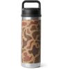 YETI Rambler 18 oz Bottle, Vacuum Insulated, Leakproof, Stainless Steel with Chug Cap, Blue Camo(Wetlands Camo)