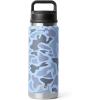 YETI Rambler 26 oz Bottle, Vacuum Insulated, Leakproof, Stainless Steel with Chug Cap(Blue Camo)