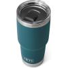 YETI Rambler 30 oz Tumbler, Stainless Steel, Vacuum Insulated with MagSlider Lid, Blue Camo(Agave Teal)
