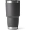 YETI Rambler 30 oz Tumbler, Stainless Steel, Vacuum Insulated with MagSlider Lid, Blue Camo(Charcoal)