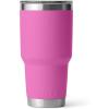 YETI Rambler 30 oz Tumbler, Stainless Steel, Vacuum Insulated with MagSlider Lid, Blue Camo(Wildflower Fuchsia)