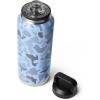 YETI Rambler 36 oz Bottle, Vacuum Insulated, Leakproof, Stainless Steel with Chug Cap(Blue Camo)