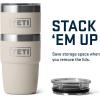 YETI Rambler 8 oz Stackable Cup, Stainless Steel, Vacuum Insulated Espresso Cup with MagSlider Lid(Cape Taupe)