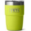 YETI Rambler 8 oz Stackable Cup, Stainless Steel, Vacuum Insulated Espresso Cup with MagSlider Lid(Chartreuse)