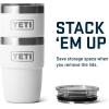 YETI Rambler 8 oz Stackable Cup, Stainless Steel, Vacuum Insulated Espresso Cup with MagSlider Lid(White)