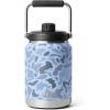 YETI Rambler Half Gallon Jug 2.0, Vacuum Insulated, Leakproof, Stainless Steel with MagCap, Blue Camo(Blue Camo)