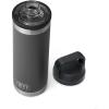 YETI Rambler 18 oz Bottle, Vacuum Insulated, Leakproof, Stainless Steel with Chug Cap, Blue Camo(Charcoal)