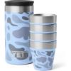 YETI Shot Glasses with Carrying Case, Set of 4(Blue Camo)
