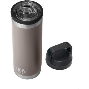 YETI Rambler 18 oz Bottle, Vacuum Insulated, Leakproof, Stainless Steel with Chug Cap, Blue Camo(Sharptail Taupe)