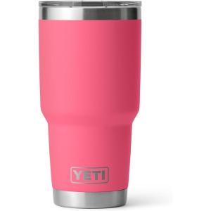 YETI Rambler 30 oz Tumbler, Stainless Steel, Vacuum Insulated with MagSlider Lid, Blue Camo(Tropical Pink)