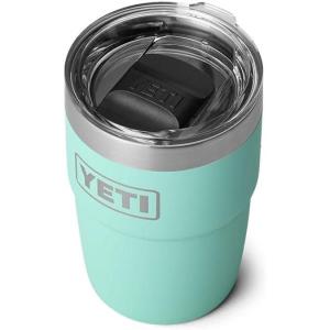 YETI Rambler 8 oz Stackable Cup, Stainless Steel, Vacuum Insulated Espresso Cup with MagSlider Lid(Seafoam)