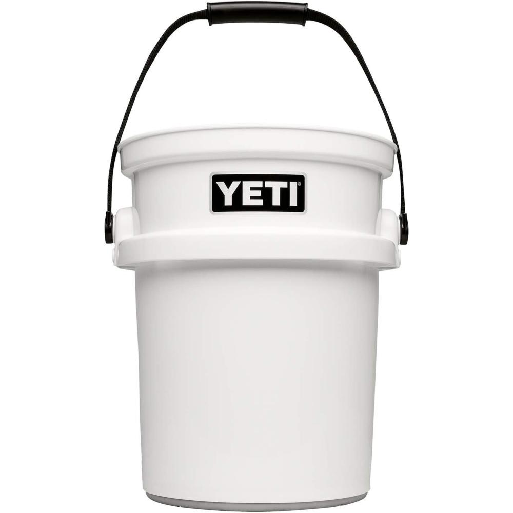 imageYETI Loadout 5Gallon Bucket Impact Resistant FishingUtility BucketWhite