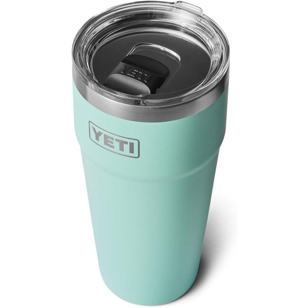imageYETI Rambler 30 oz Stackable Tumbler Stainless Steel Vacuum Insulated with MagSlider LidSeafoam