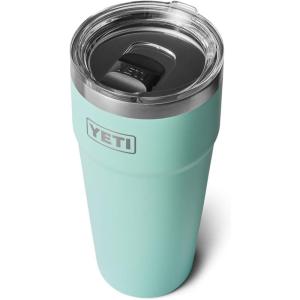 YETI Rambler 30 oz Stackable Tumbler, Stainless Steel, Vacuum Insulated with MagSlider Lid(Seafoam)