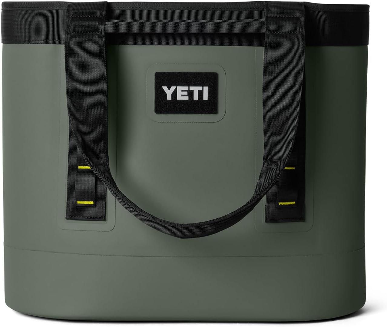 imageYETI Camino 35 Carryall with Internal Dividers AllPurpose Utility Boat and Beach Tote Bag Durable WaterproofCamp GreenFirefly Yellow