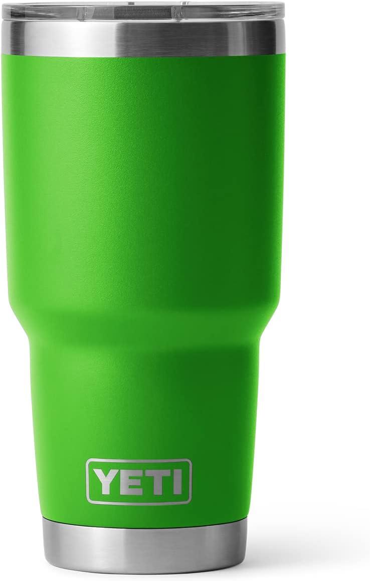 imageYETI Rambler 30 oz Tumbler Stainless Steel Vacuum Insulated with MagSlider Lid Solar FlareCanopy Green