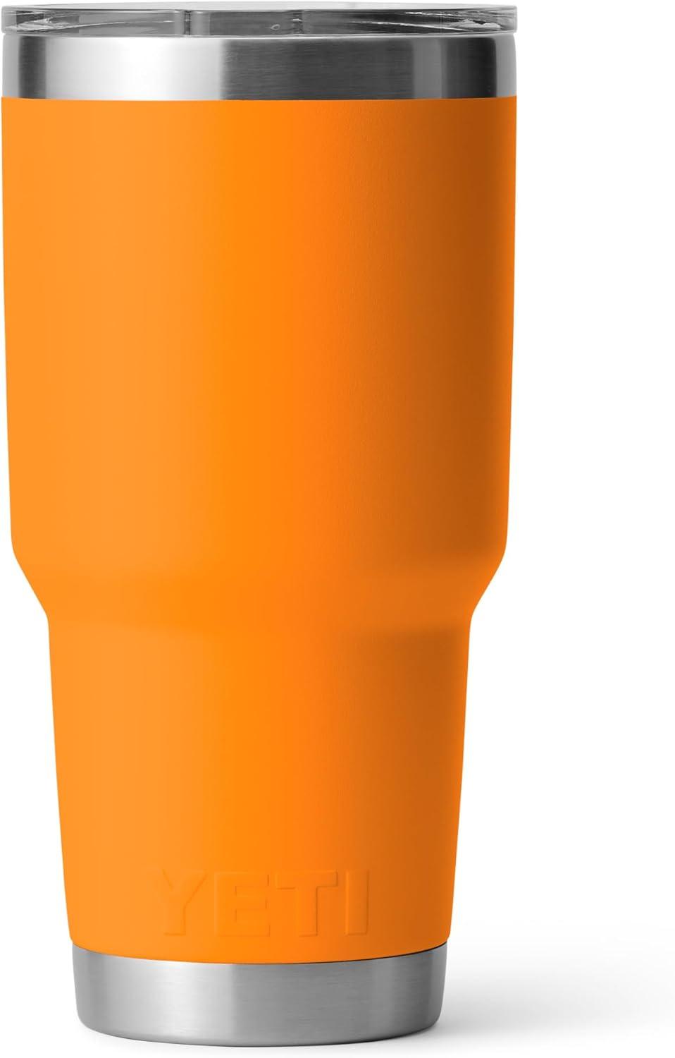 imageYETI Rambler 30 oz Tumbler Stainless Steel Vacuum Insulated with MagSlider Lid Solar FlareKing Crab