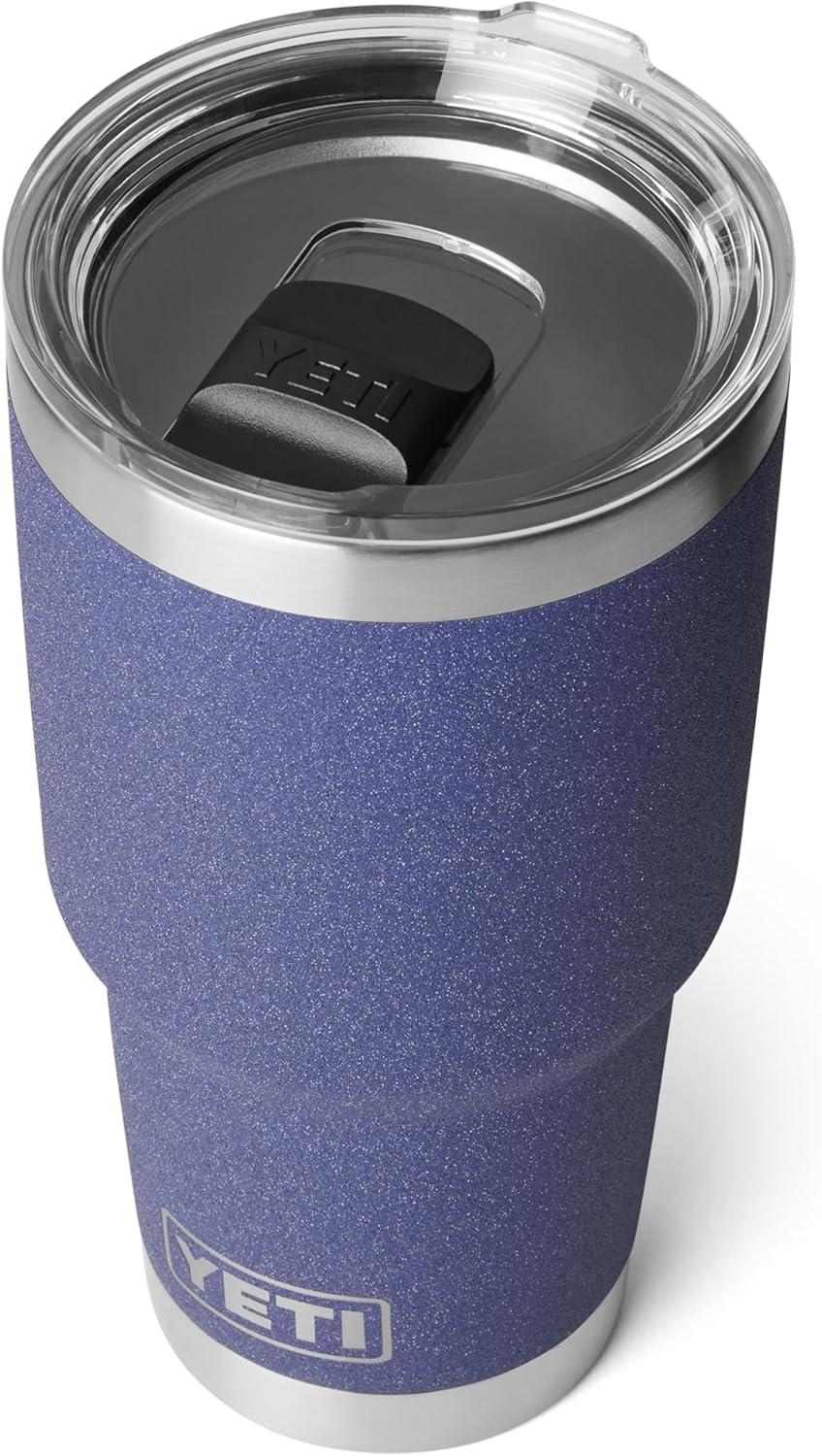 imageYETI Rambler 30 oz Tumbler Stainless Steel Vacuum Insulated with MagSlider Lid Solar FlareMoon Dust Textured