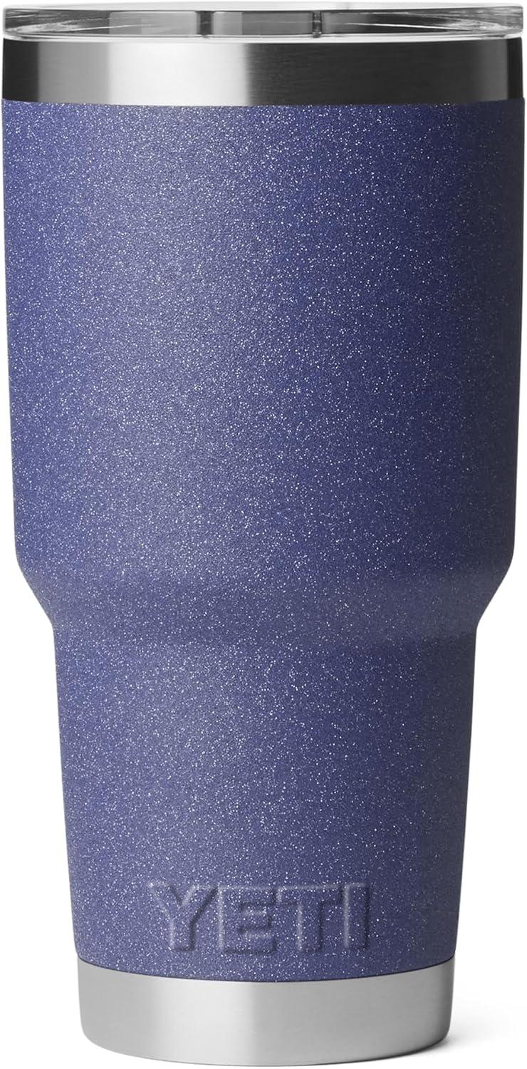 imageYETI Rambler 30 oz Tumbler Stainless Steel Vacuum Insulated with MagSlider Lid Solar FlareMoon Dust Textured