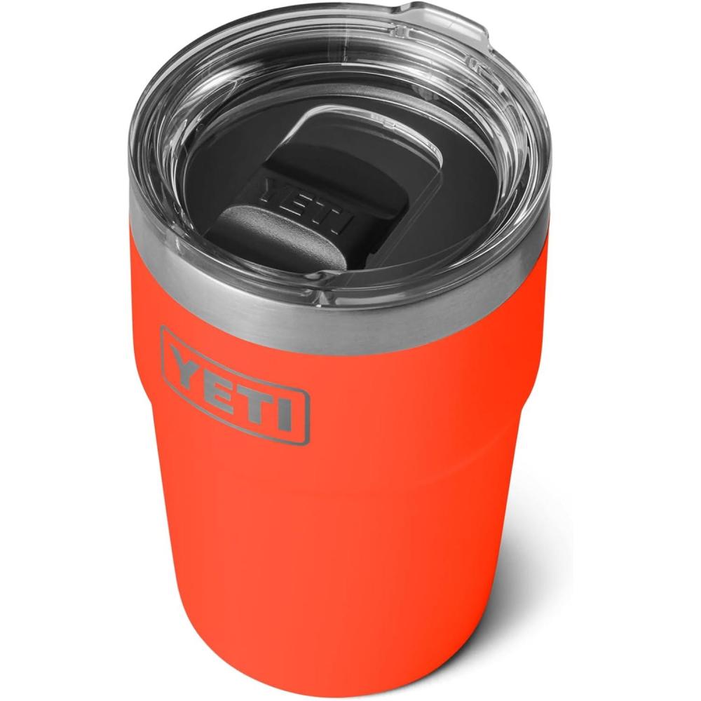 imageYETI Rambler 16 oz Stackable Tumbler Vacuum Insulated Stainless Steel with MagSlider LidSolar Flare