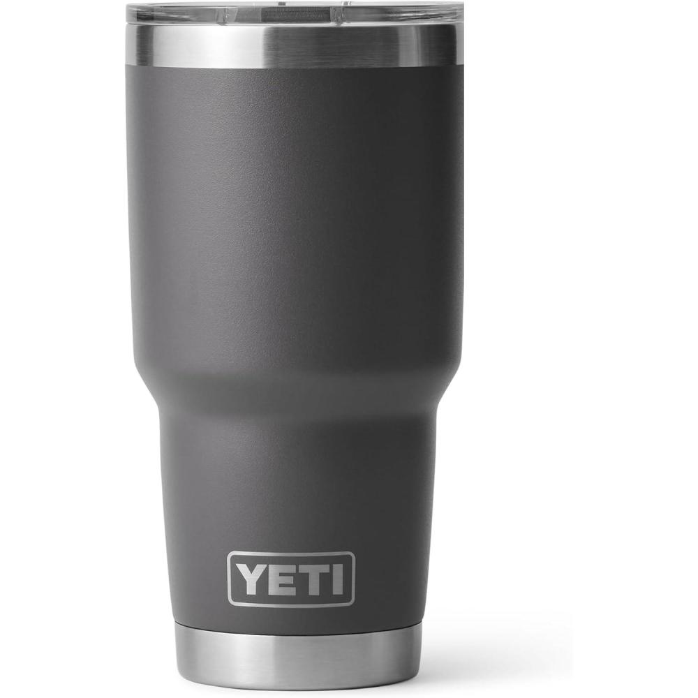 imageYETI Rambler 30 oz Tumbler Stainless Steel Vacuum Insulated with MagSlider Lid Solar FlareCharcoal