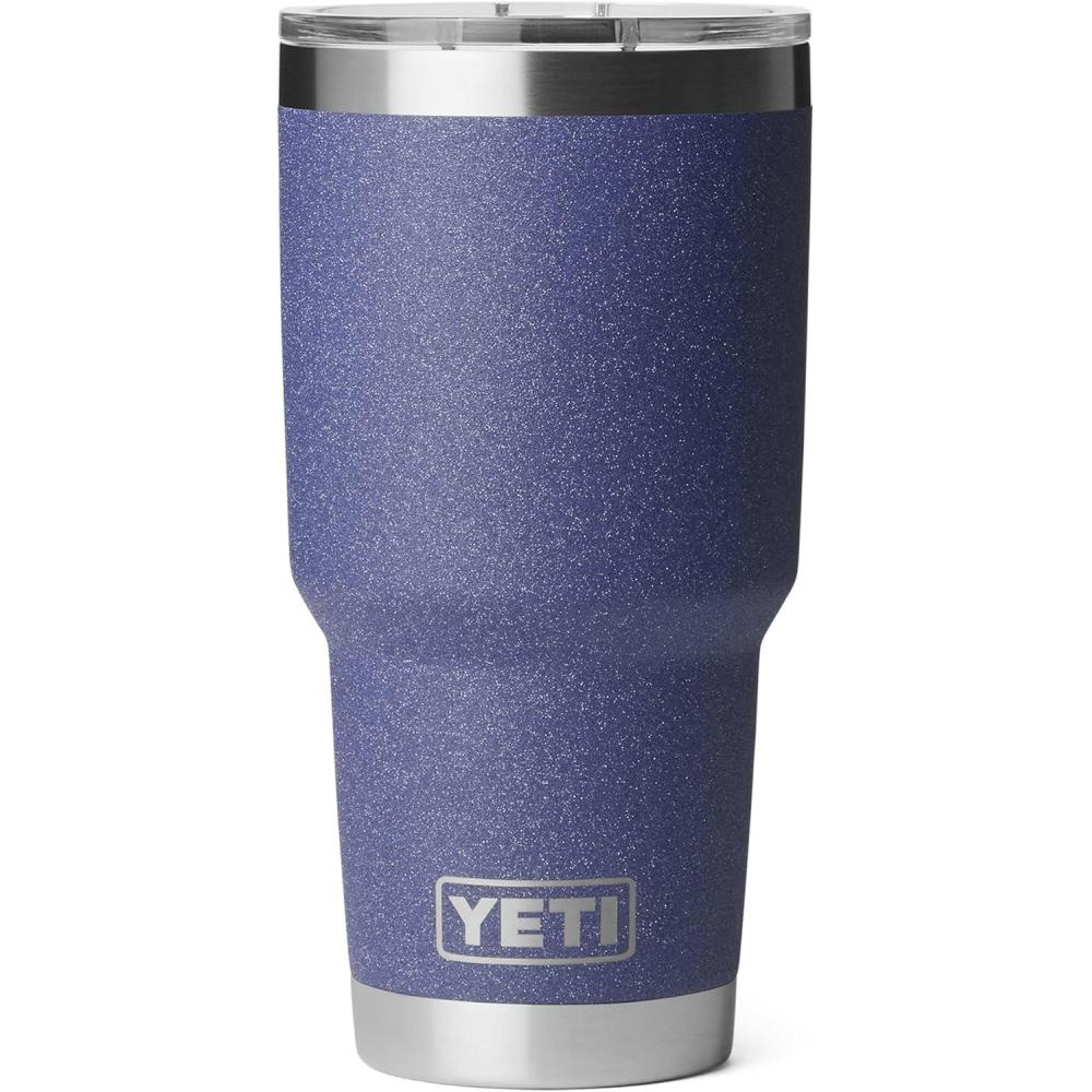 imageYETI Rambler 30 oz Tumbler Stainless Steel Vacuum Insulated with MagSlider Lid Solar FlareMoon Dust Textured
