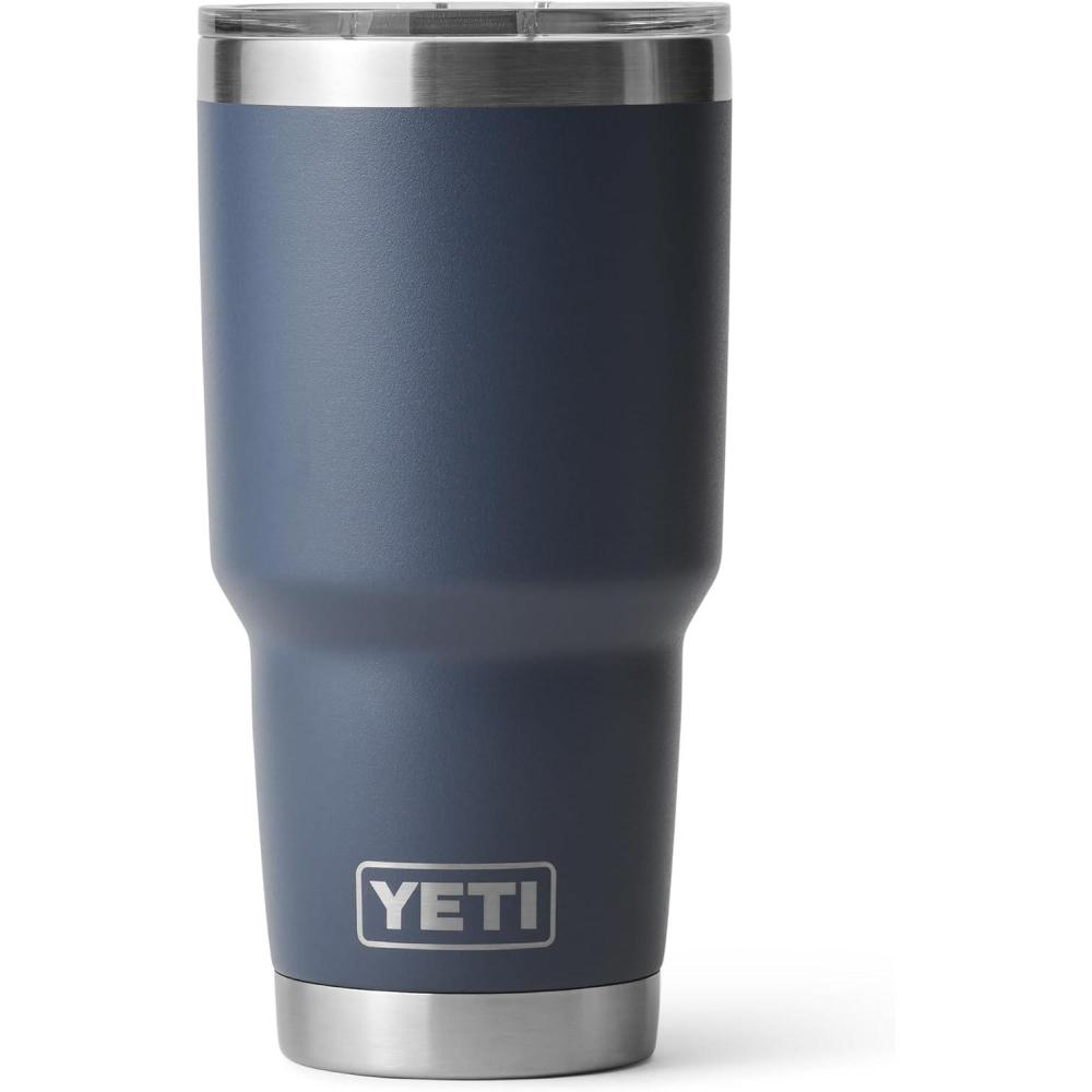 imageYETI Rambler 30 oz Tumbler Stainless Steel Vacuum Insulated with MagSlider Lid Solar FlareNavy