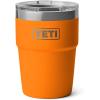 YETI Rambler 16 oz Stackable Tumbler, Vacuum Insulated, Stainless Steel with MagSlider Lid(King Crab)