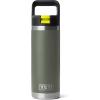 YETI Rambler 18 oz Bottle, Vacuum Insulated, Stainless Steel with Color Matching Straw Cap, Camp Green/Firefly Yellow