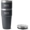 YETI Rambler 20 oz Stackable Tumbler, Stainless Steel, Vacuum Insulated with MagSlider Lid(Charcoal)