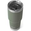 YETI Rambler 30 oz Tumbler, Stainless Steel, Vacuum Insulated with MagSlider Lid, Solar Flare(Camp Green)